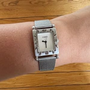 Fossil Silver Tone Watch *Price drop!*